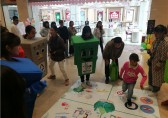 世界地球日-移動的“垃圾桶”宣傳分類環保
