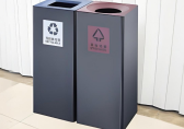 室內(nèi)組合式噴粉金屬垃圾桶空間的無聲美學(xué)與實用革命