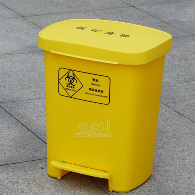 腳踏式醫療塑料垃圾桶 腳踏式醫療塑料垃圾桶